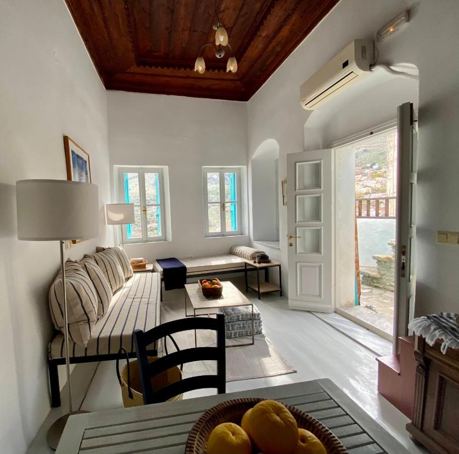 Villa Little Blue In Chorio, Sými Esterno foto
